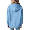 Damen-Hoodie mit halbem Reißverschluss, Kordelzugkapuze und Tasche für legere Alltagsmode