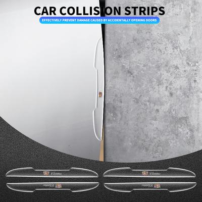 4 stuks Transparante Auto Deur Anti-Botsing Rubberen Strips Bumper Beschermer Sticker Voor CT4 CT5 XT5 XT6 XTS ATS-L