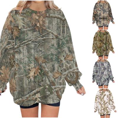 Women's Autumn And Winter Top Women's Long Sleeved Sports Shirt Casual Round Neck Loose Lapel Top