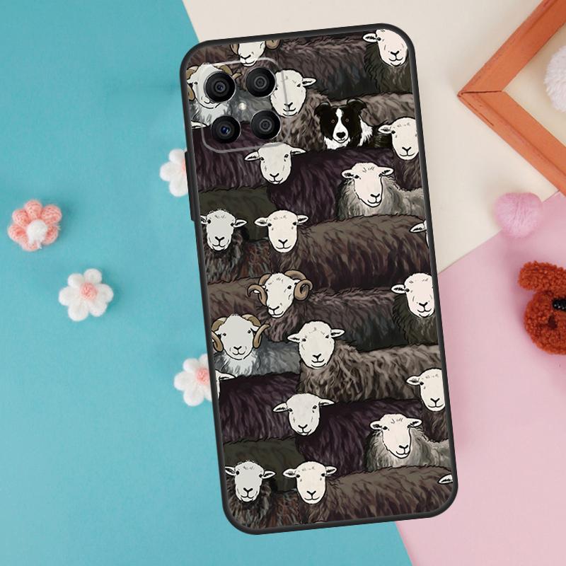Cartoon Border Collie Case For Honor 200 Pro 50 70 90 Lite X9a X8a X8 X9 X8b X9c X9b Honor Magic 7 5 6 Pro Cover