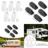 Plastic Baggage Door Catch Trailer Latch Clip Spring Holder Door Bracket for RV Camper Luggage Accessory Use