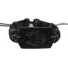 Men's Punk Leather Bracelet with Tibetan Wolf Head - Multi-Layer Woven Cord, Perfect Gift for Boyfriend