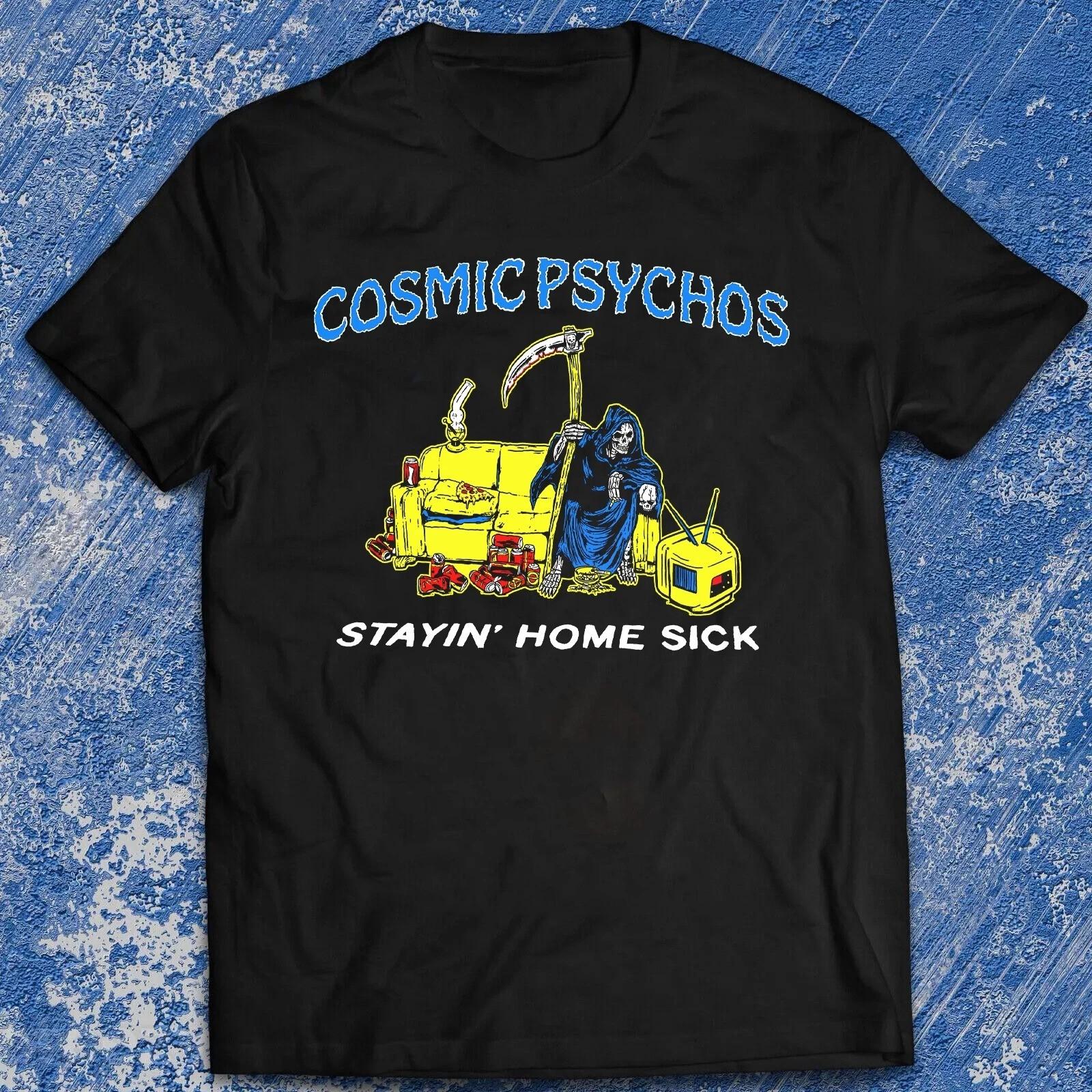

NEW COSMIC PSYCHOS – TOUR SHIRT Short Sleeve Black All Size Tee BL1950 2XL