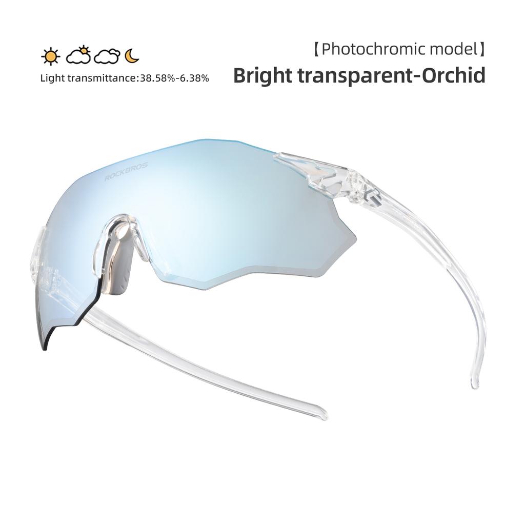ROCKBROS Cycling Glasses Photochromic/Polarized UV400 Sunglasses MTB Road Bike Eyewear Windproof Goggles Protection Eyewear