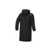 Li Ning Wade Series Einfarbig Lässig Sport Winddicht Warm Kapuzen Daunenjacke Herren Jacke Schwarz AYMP097-1