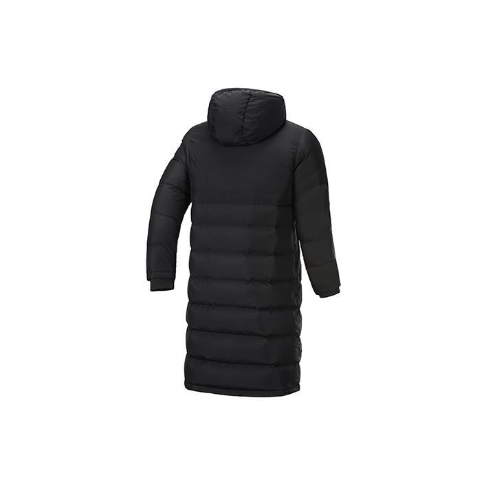Li Ning Wade Series Einfarbig Lässig Sport Winddicht Warm Kapuzen Daunenjacke Herren Jacke Schwarz AYMP097-1
