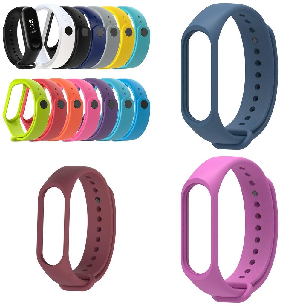 Premium Quality Xiaomi Mi Band 3 Soft Replace Wrist Band With Adjustable Length