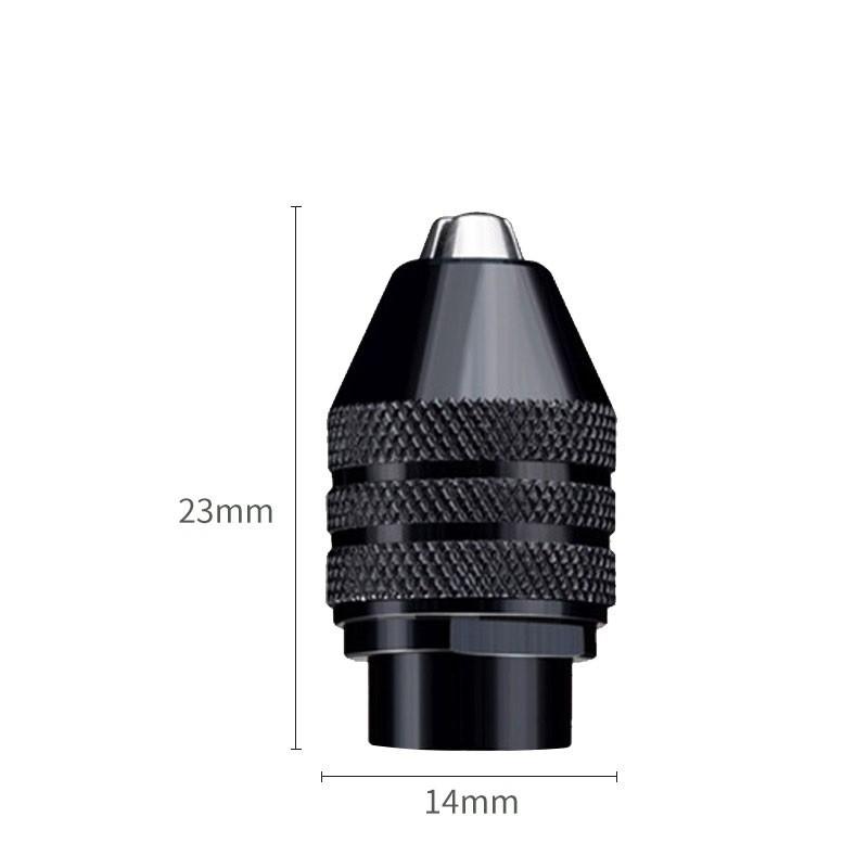 Parts Chuck For Rotary Tool 0.4mm-3.4mm Attachment Black Portable