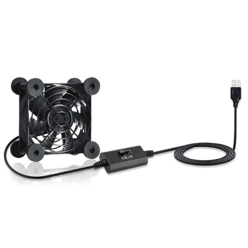 

USB 8cm Cooling Fan DC5V Low Power Consumption Adjustable Speed Single/Double Fan For Home And Office Use