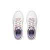 Li Ning Newly Slip Resistant Abrasion Resistant Low top Skateboard Shoes Women's White Purple AGCT474-2