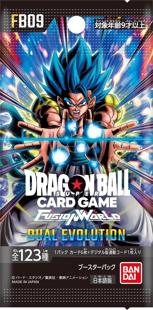 Bandai Dragon Ball Super Card Game Fusion World Booster Pack DUAL EVOLUTION 24 packs [FB09] (BOX)