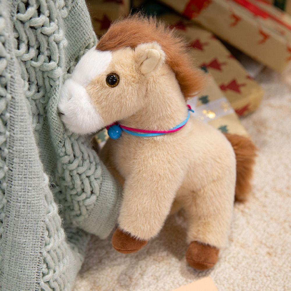 Cute Horse Plush Doll Creative Cartoon Steed Doll Plush Toys Zodiac Pony Figurine  Year of Horse