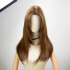 QianSi JiaRen Women's Wig with Imitation Hand-Tied Large Scalp, Lace, Windproof Buckle for Thickening and Full Head Coverage; No Wig Cap Needed.