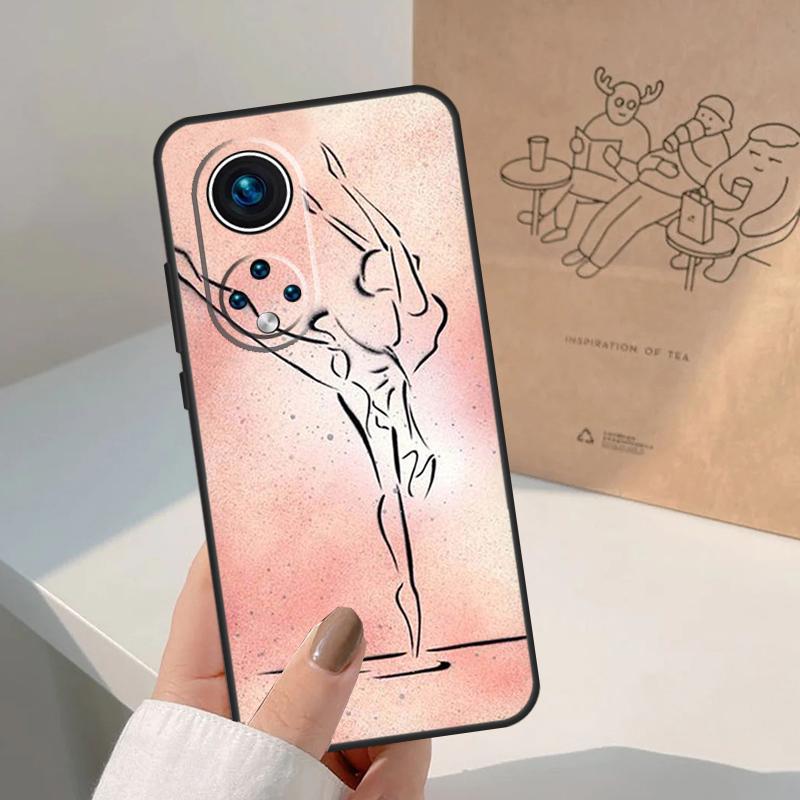Ballerina Ballet Dance Girl For Honor Magic 8 Pro 5 6 7 Lite Case For Honor Win RT 200 400 50 70 90 X8b X9a X9b X9c X9d