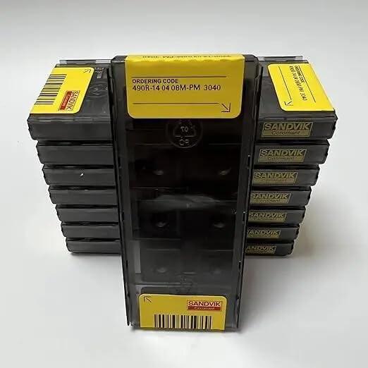 

Original Sandvik / 490R-140408M-PM 3040 CNC lathe carbide blade 10 PCS