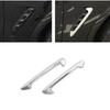 Chrome 2PCS Side Fender Air Vent Outlet Cover Trim For BMW X3 G01 2018-2022