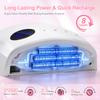 DianaBeauty UV LED Nail Lamp Rechargeable Cordless Nail Dryer with 4 Timing Modes UV Light for Manicure with 7500mAh Battery