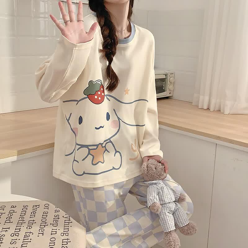 Langsha Women's Cute Pajama Set