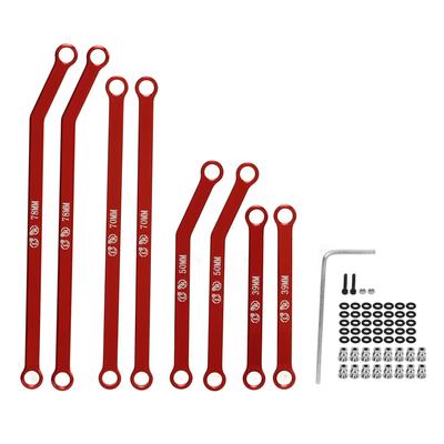 High Clearance RC Front Links Set for AXIAL SCX24 1 24 RC Crawler Car Aluminium Alloy RC Steering Linkage Rod Set
