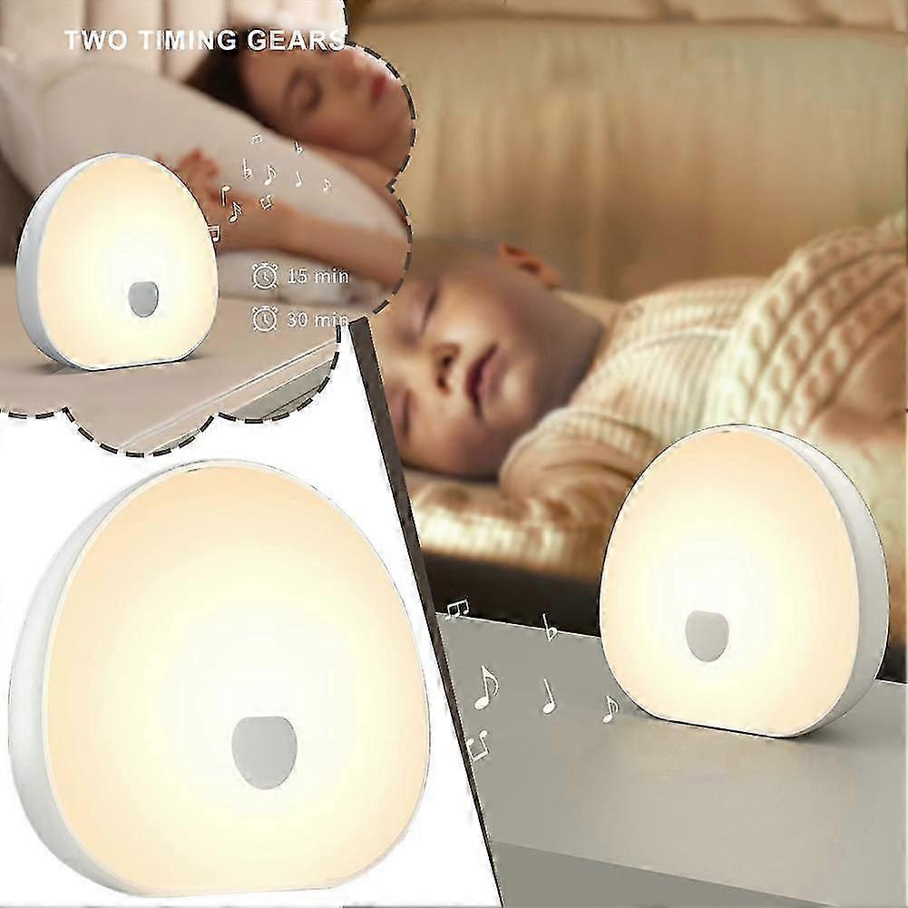 Sleek Portable Durable White Noise Sleep Device With Soothing Sound Touchable Led Light For Baby Long-lasting