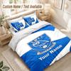 Custom Name Bedding Set 3 PiecesSheffield Wednesday FC Print Duvet Cover + 2 Pillowcases Soft Bed Decor