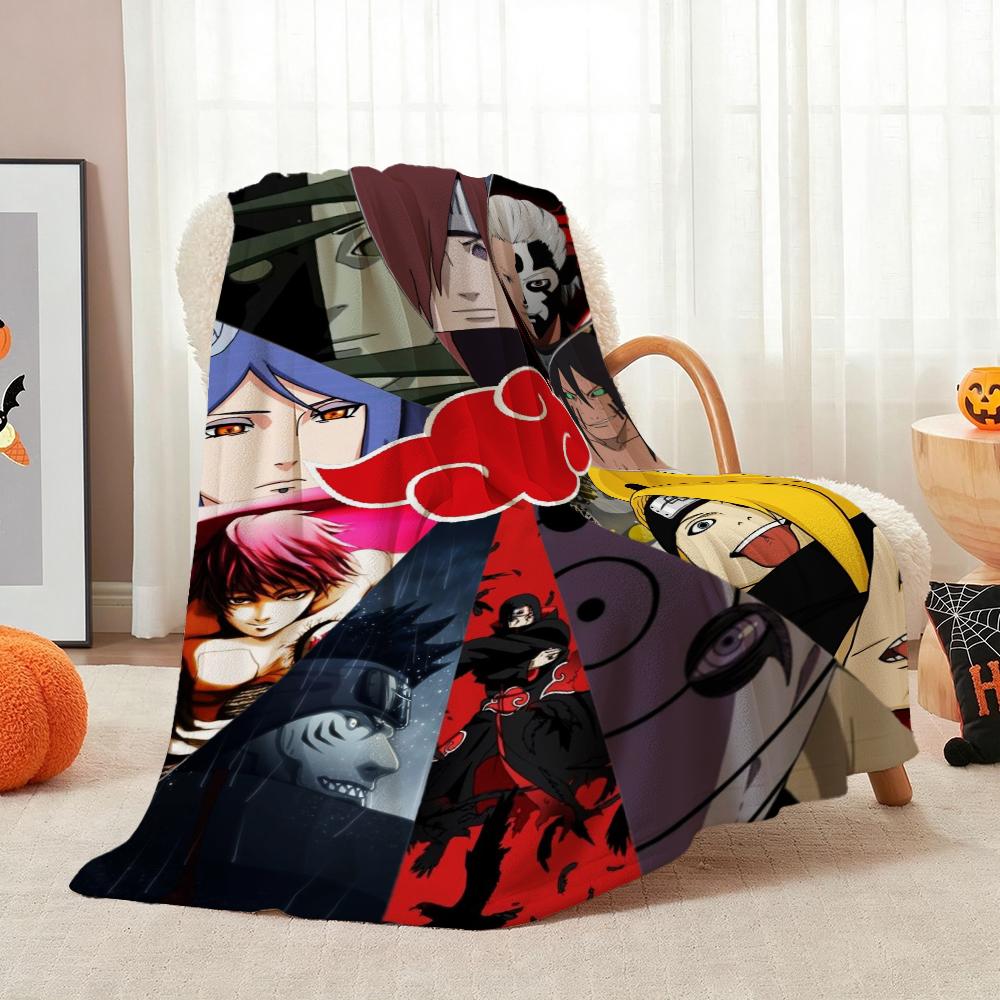 Legend Fourth Hokage Cartoon Anime Blanket Skinfriendly Soft Fleece Blanket For Living Room Bedroom Gaming Room Home Party Decor Memorial Gift