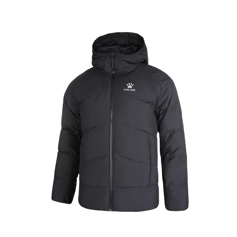 

Мужская зимняя куртка KELME с капюшоном и белым утиным пухом S