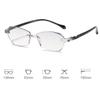 Modische Blaulichtblockierende HD-Linse Weitsichtigkeitsbrille Luxuriöse Diamantschliff Lesebrille Quadratisch Fernsicht Dioptrien +1,0 bis +4,0