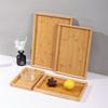 Bamboo Rectangular Tea Tray Set (2-Pack)