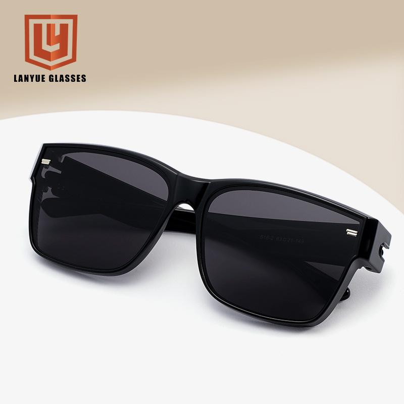 New polarized TR myopia sunglasses cover, rice nails, outdoor anti-ultraviolet driving sunglasses for women