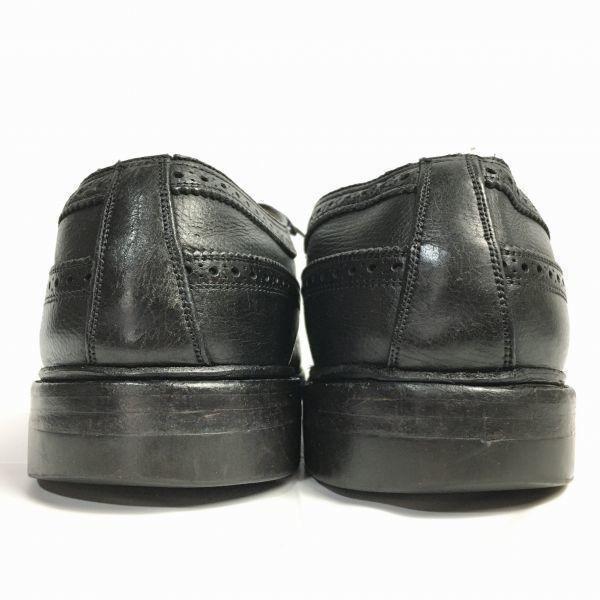 1984 Vintage FLORSHEIM Imperial Kenmoor Flügelspitze Business-Schuhe Schwarz Größe 12D Herren(GEBRAUCHT)