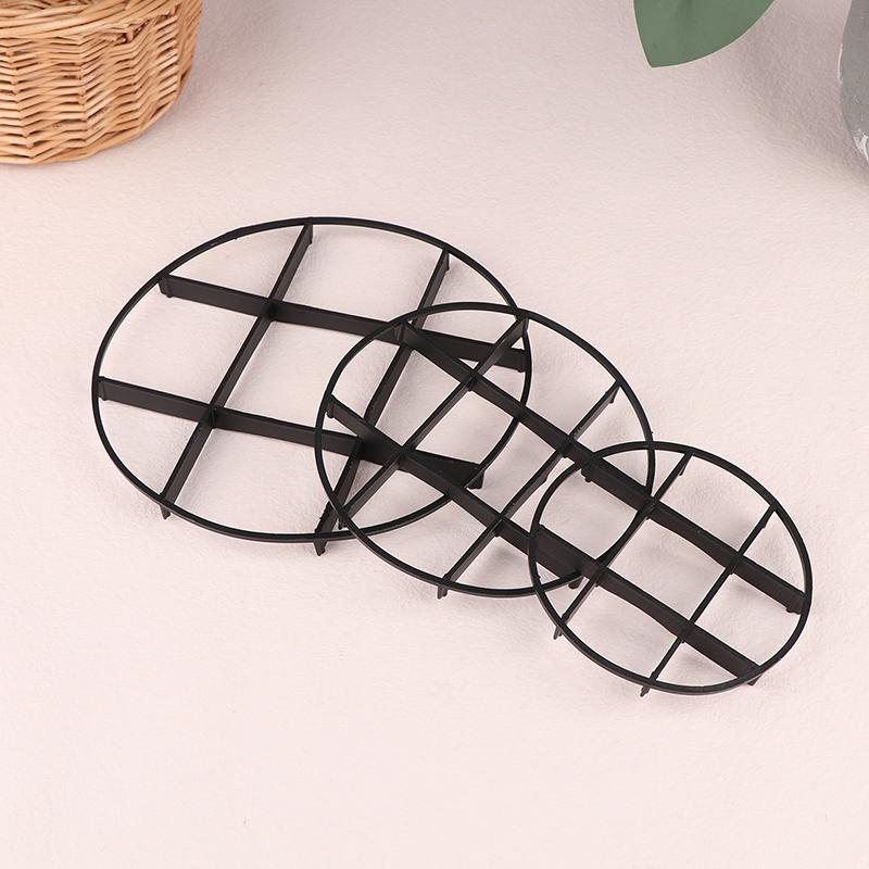 5Pcs Flower Pot Tray Anti Rot Root Plastic Saucer Bracket Drip Plant Flowerpot Tray Garden Flower Pot Hole Mesh Pad Supplies