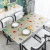 Modern Simple Pvc Waterproof, Oil-Proof And Anti-Scalding Leave-In Tablecloth Coffee Table Cloth Dining Table Mat Soft Glass Internet Celebrity