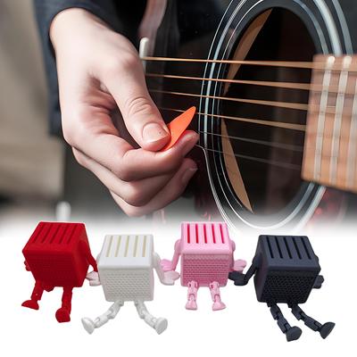 1PC Guitar Pick Storage Box Set Guitar Picks Holder Box Guitar Pick Display Holder For Guitar Players And Music Enthusiasts