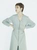 Nub Zip-Up Stitch Dress - Mint