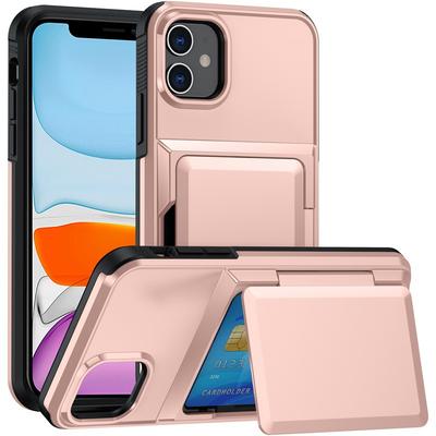 IPhone 11 Card Card Case Suitable for Apple 13/14 Two-in-one Flip Wallet Anti-fall Protection Case 12Pro