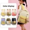 Kids Cartoon Nylon School Backpack With Waterproof And Lightweight Features For Boys And Girls