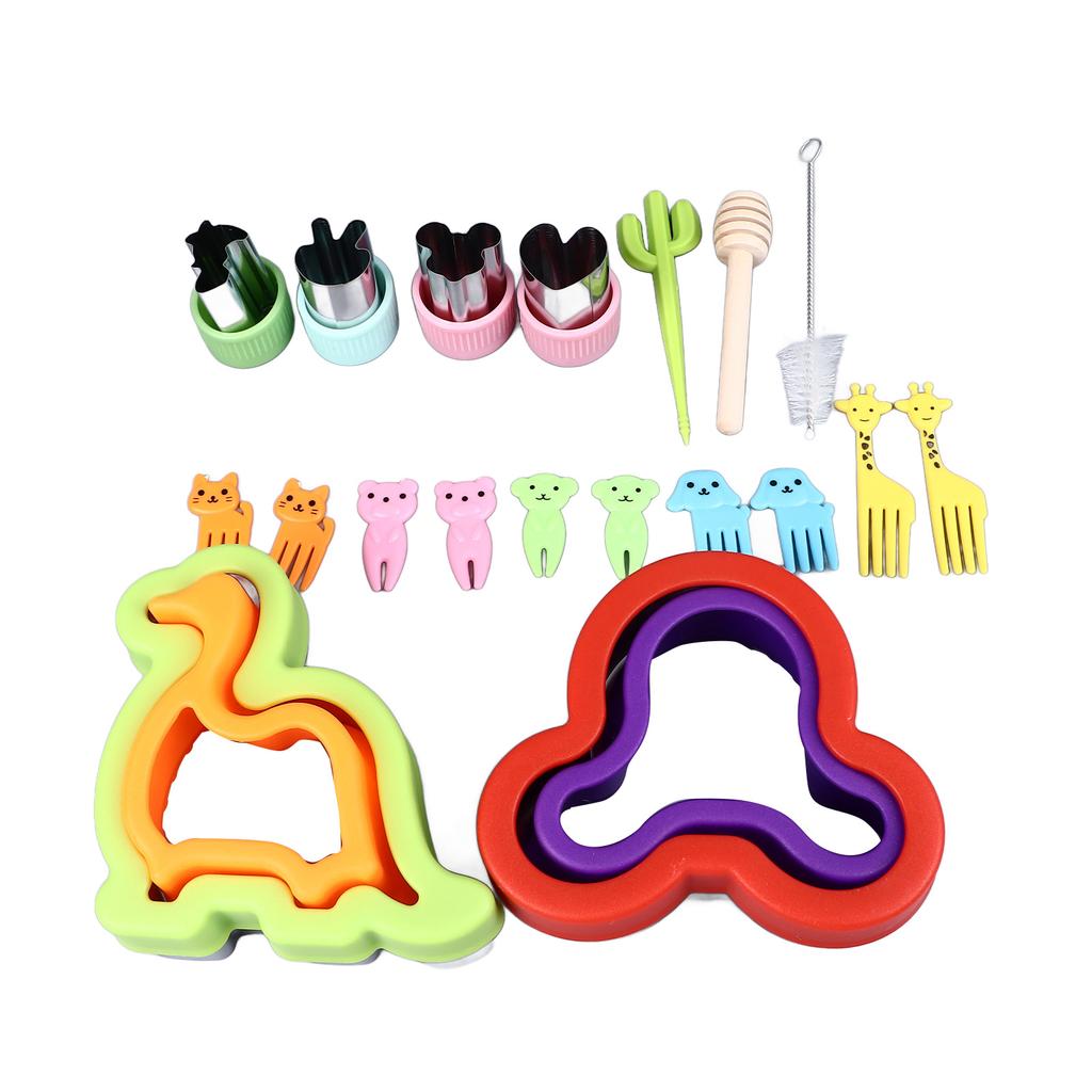 Sandwich Cutter and Sealer Set Bread Sandwich Pancake Maker DIY Cookie Cutter for Kids Boys Girls