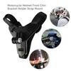 Motorcycle Helmet Chin Strap Mount Phone Clip Holder For GoPro Insta360 Osmo SJCAM AKASO For iPhone Huawei Samsung Smartphones