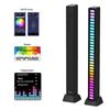 3D RGB Sound-Activated Rhythm Light: Double-Sided, Bluetooth-Controlled Strip for Desktop, Car, or Room Atmosphere.