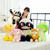 Adorable Hide-and-Seek Plush Panda and Rabbit Toy - Perfect Birthday Gift