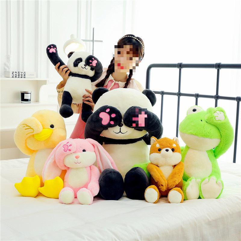 

Adorable Hide-and-Seek Plush Panda and Rabbit Toy - Perfect Birthday Gift 40 cm