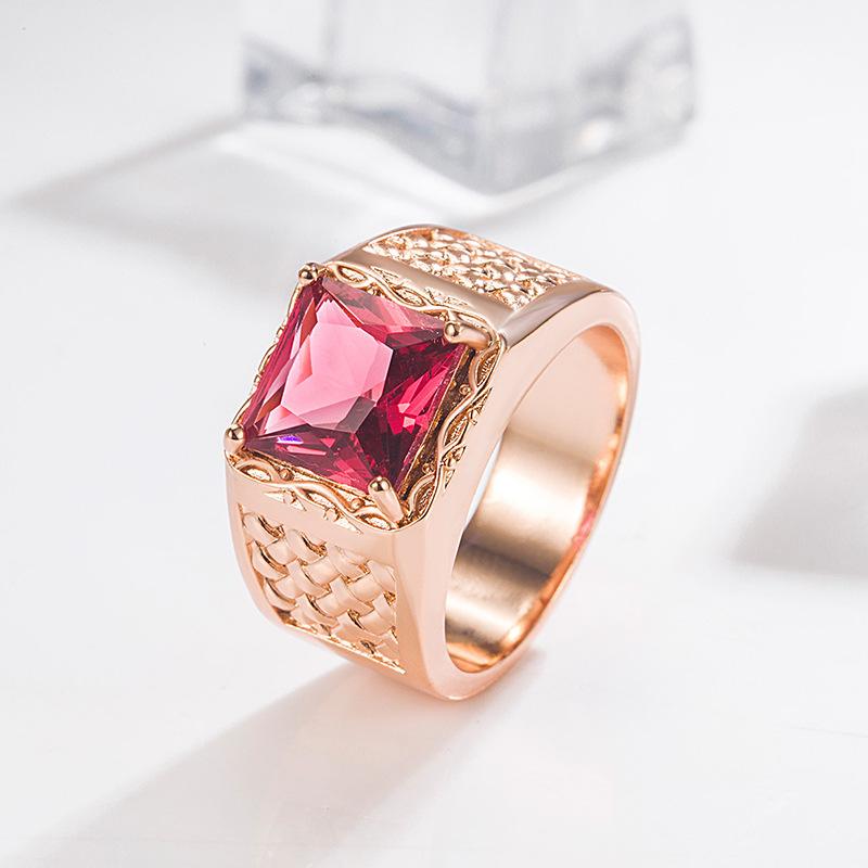 Lindon – bague classique en alliage de cuivre et Zircon, bijoux pour dames, cadeau de fête de promesse de mariage