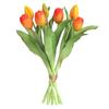 7pcs/Bouquet New Silicone Tulip Artificial Flower 40cm Real Touch Fake Plant B For Wedding Decoration Home Garen Acceeeories