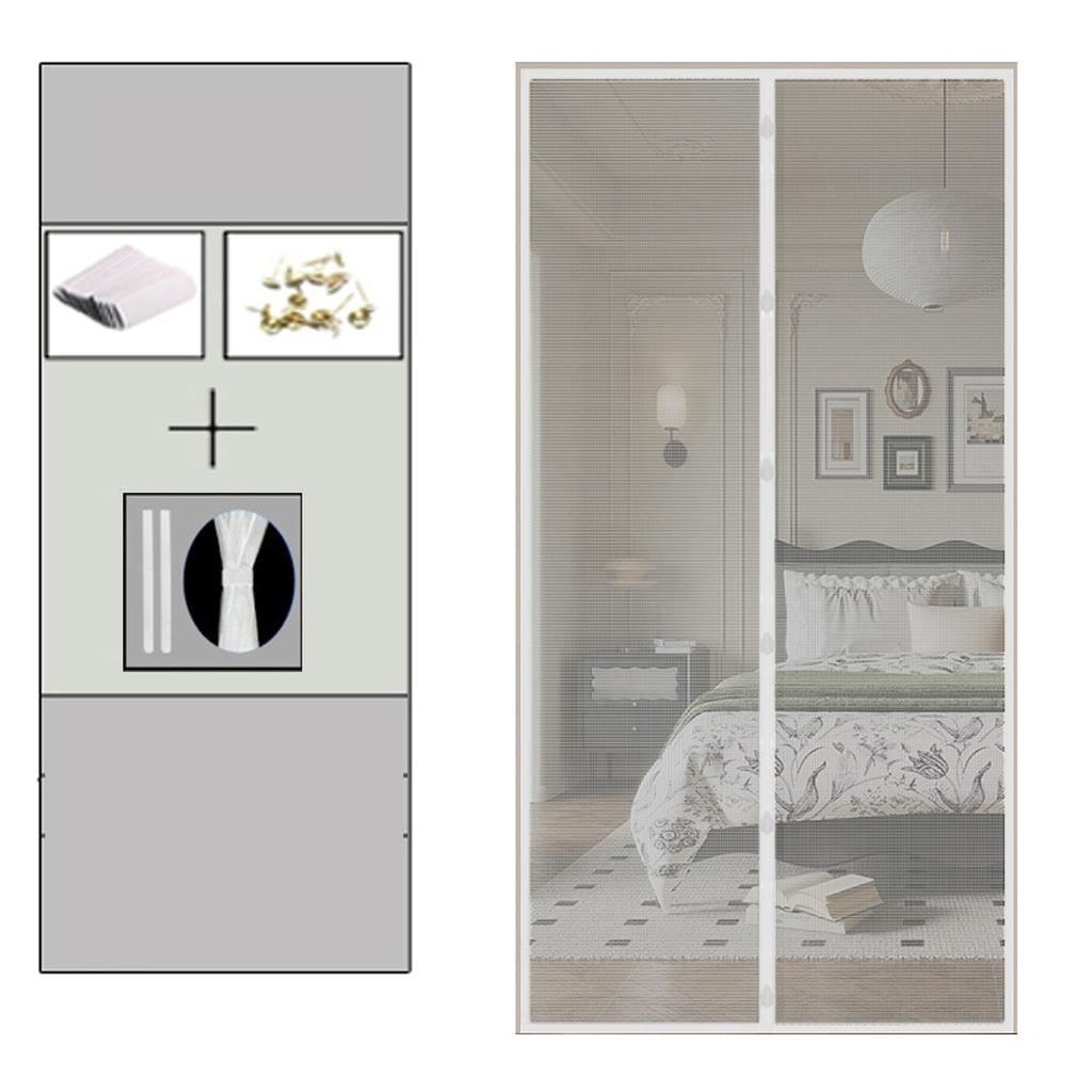 Magnetic Door Curtain Anti Mosquito Closing Door Screen Net Anti Bug Fly Insect Partition Curtain Mesh Summer Indoor Tools