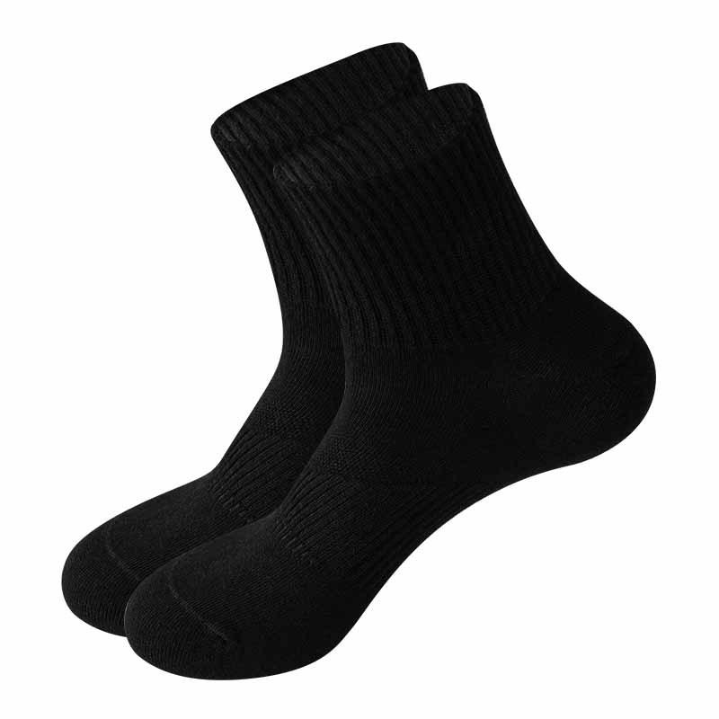 Unisex Spring & Summer Mid-Calf Cotton Socks: Sweat-Absorbent, Breathable Sports & Running Socks