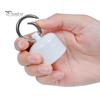 Engagement Ring Travel Case Holder Keychain with Secure Cylindrical Slot, Waterproof Portable Jewelry Pouch for Outdoor Case, Lightweight Storage Box