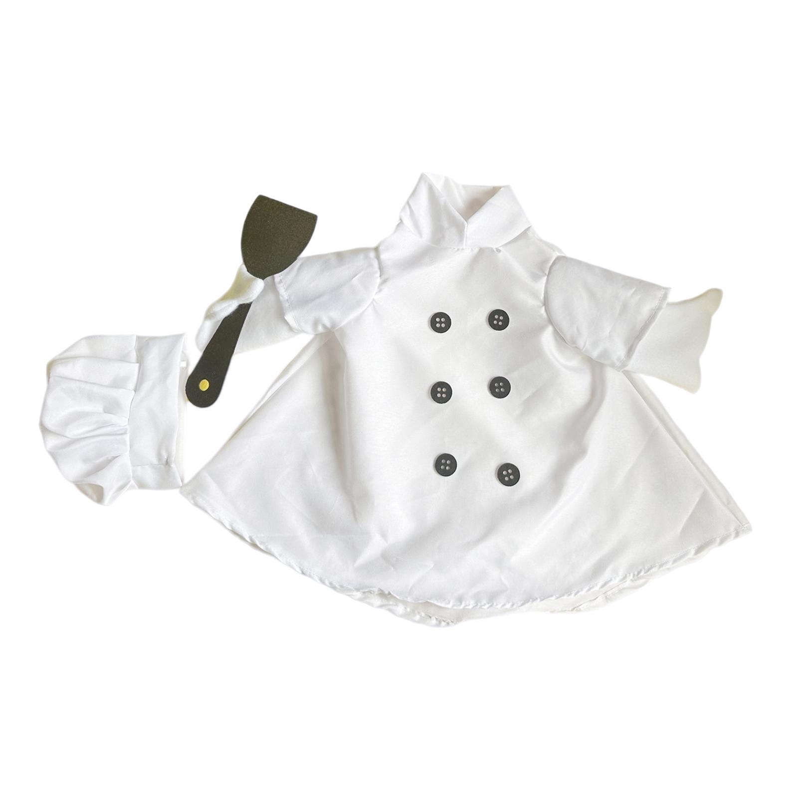 

Porch Goose Chef Outfit Creative Cloth Charm Art Decor Decorative Goose Clothes Costume for Garden Lawn Party Yard Holiday