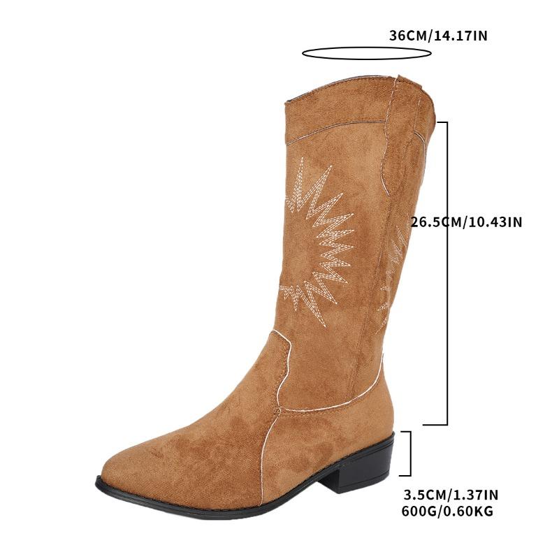 

Высокие сапоги, Женская обувь, Весенне-осенний новый стиль, Обувь с острым носком, Обувь на толстом каблуке 43 коричневый