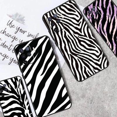Animal Pattern Zebra Print For OPPO A57S A54S A53S A58 A78 A98 A16 A76 A96 A54 A74 A94 A5 A9 A52 A72 A15 A17 A77 Case